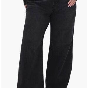 Good American Black Flare & Wide Leg Jeans